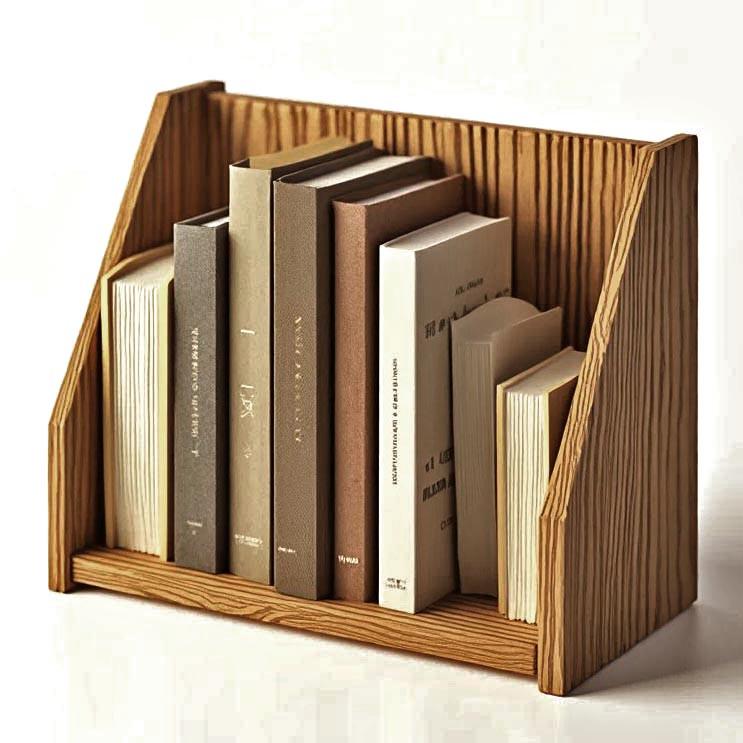 Полка книжная настольная из дерева Аларанте Тектона (КПА-012624)