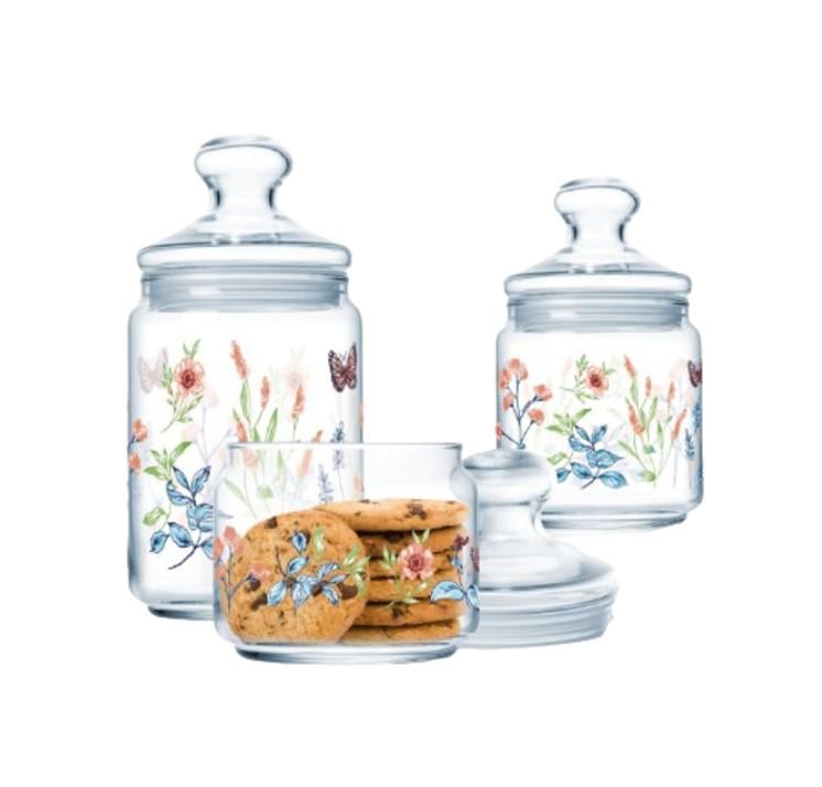 Банки для зберігання Luminarc CLUB ISAURE 0,5/0,75/1 л 3 шт.