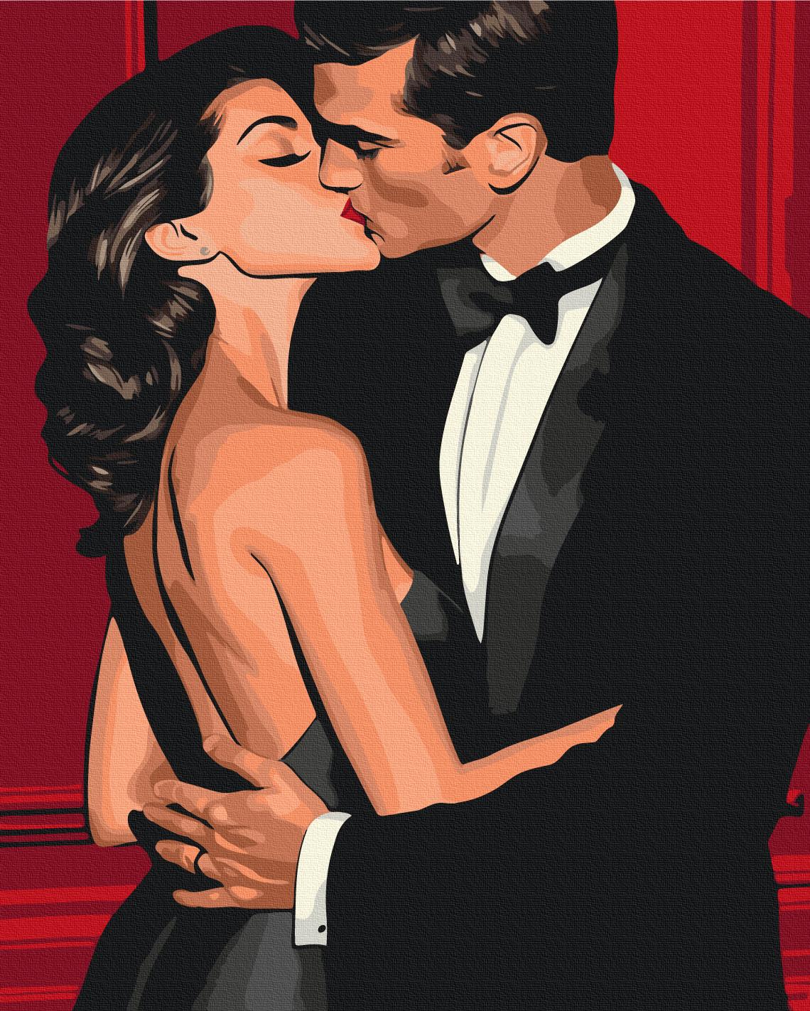 Картина по номерам Brushme Пламя страсти 40x50 см (BS54339)