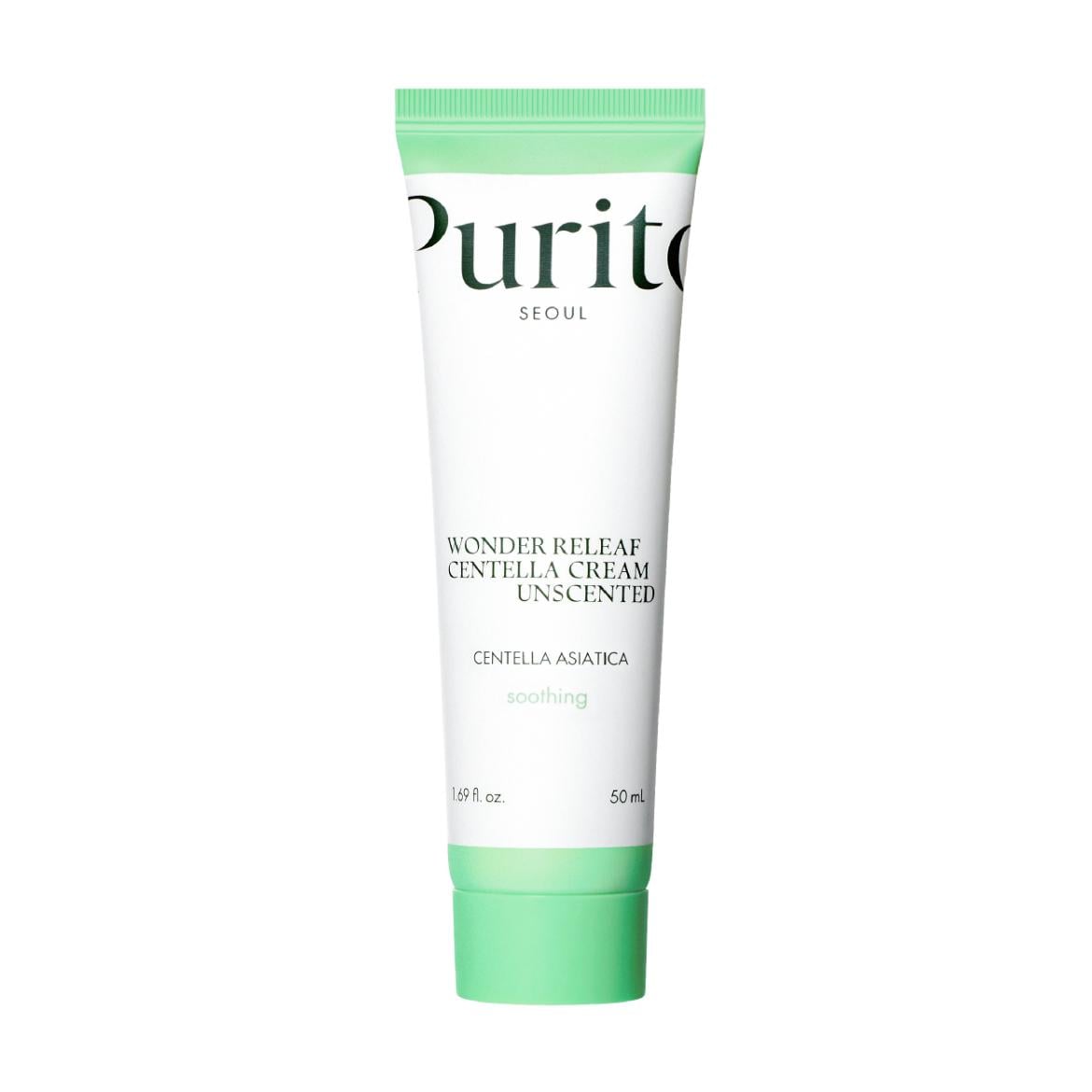 Крем для чутливої шкіри з центеллою без ефірних олій PURITO Seoul Wonder Releaf Centella Cream Unscented 50 мл (4800)
