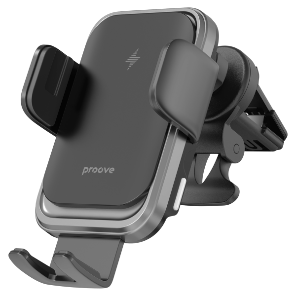 Держатель автомобильный Proove Nitro Charge 15W Car cradle with wireless charger Black (WHSN15002001)