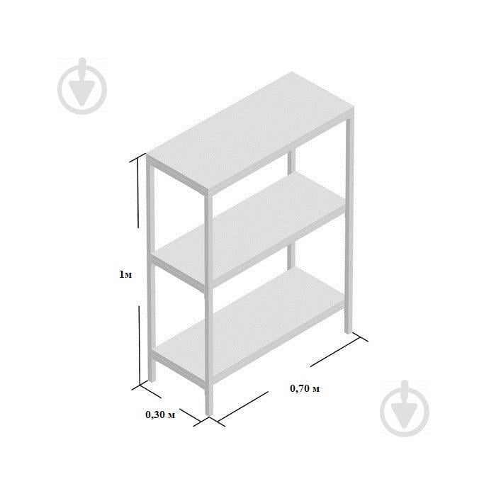 Консоль GoodsMetall у стилі Лофт 1000х800х300 К151 - фото 3