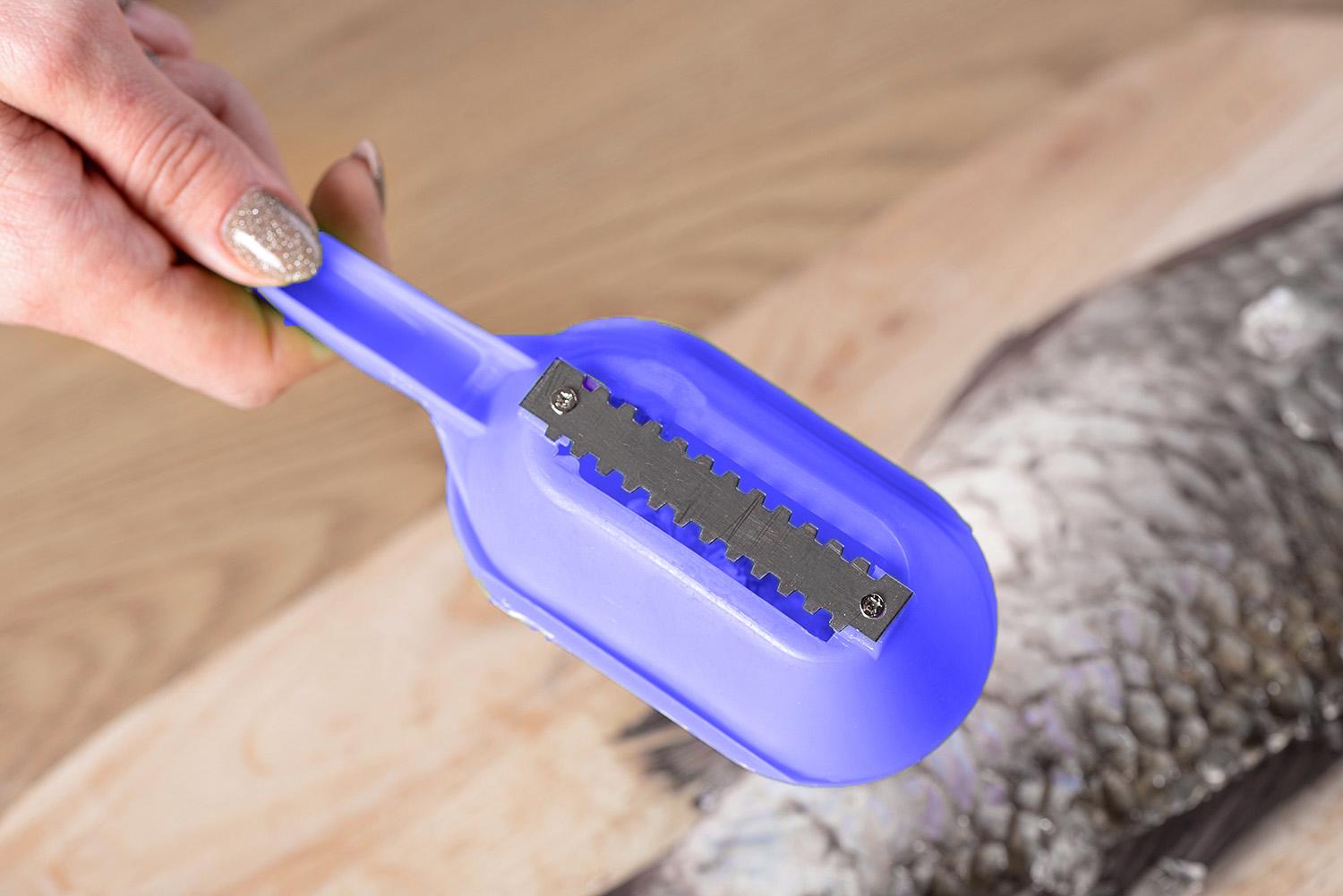 Рибочистка з контейнером 20 см Синій (2019755643) - фото 4 Рибочистка з контейнером 20 см Синій (2019755643) - фото 4