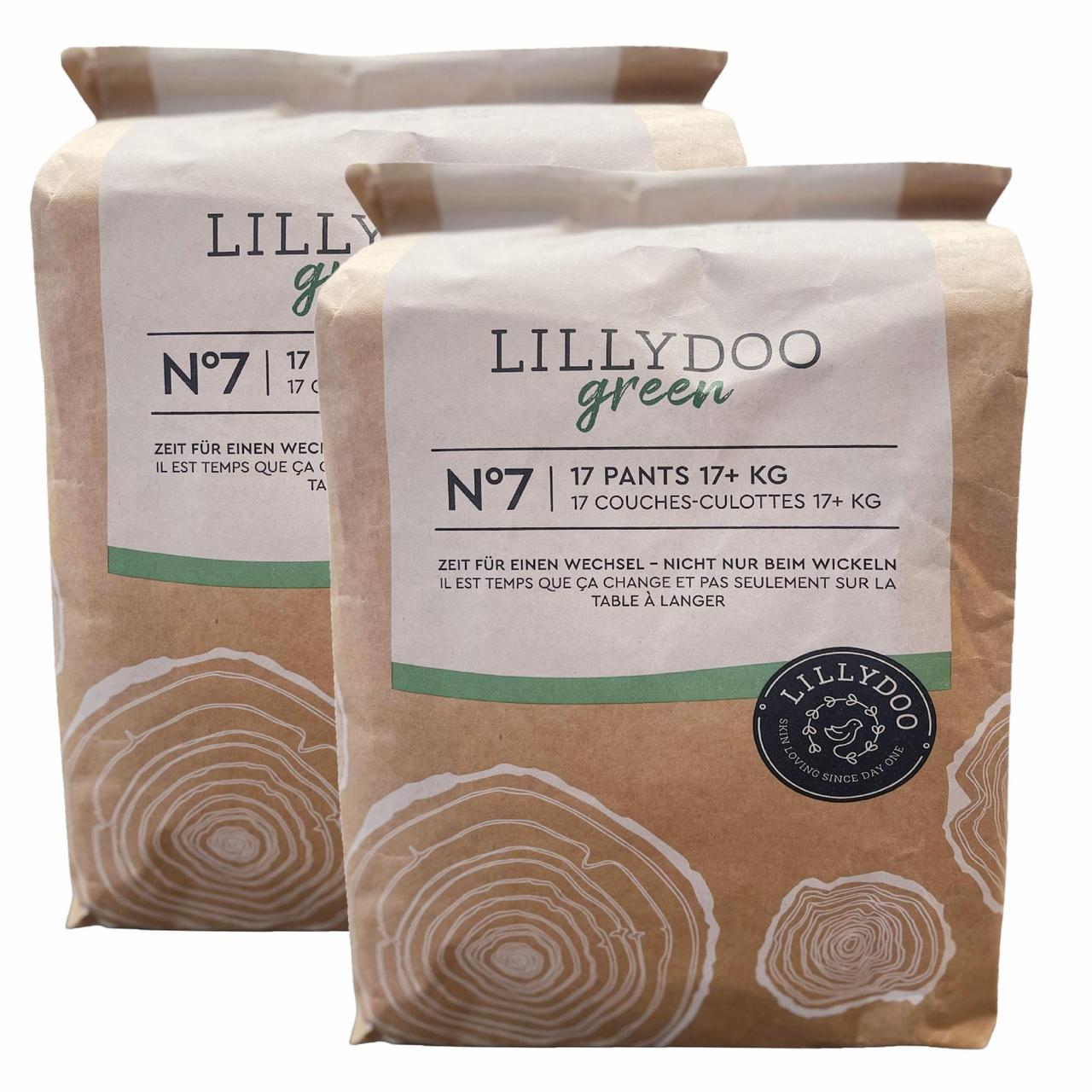 Підгузки-трусики еко LILLYDOO Green 7 17+ кг 34 шт. (2511827439)
