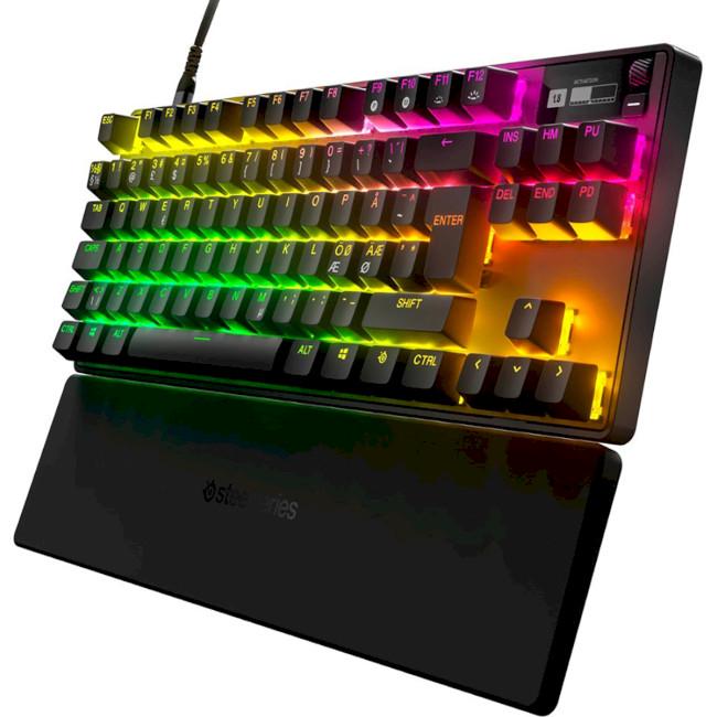 Клавіатура ігрова механічна SteelSeries Apex Pro TKL 2023 USB з RGВ-підсвічуванням Чорний (64856) - фото 3