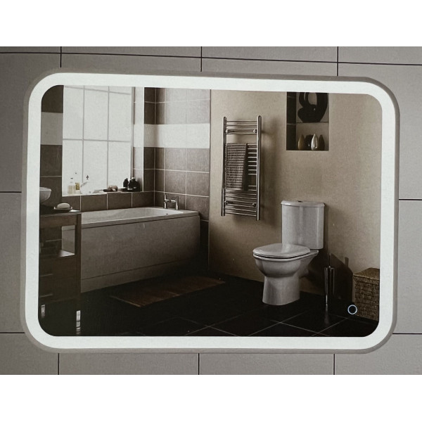 Зеркало прямоугольное для ванной комнаты Insana 161 с LED-подсветкой 60х80 см (А0047423)