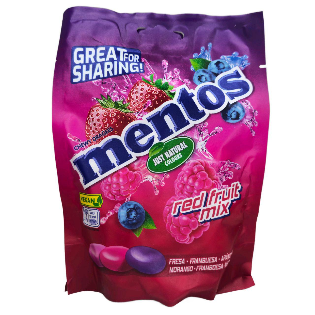 Драже Mentos фруктовый микс 160 г (88270)