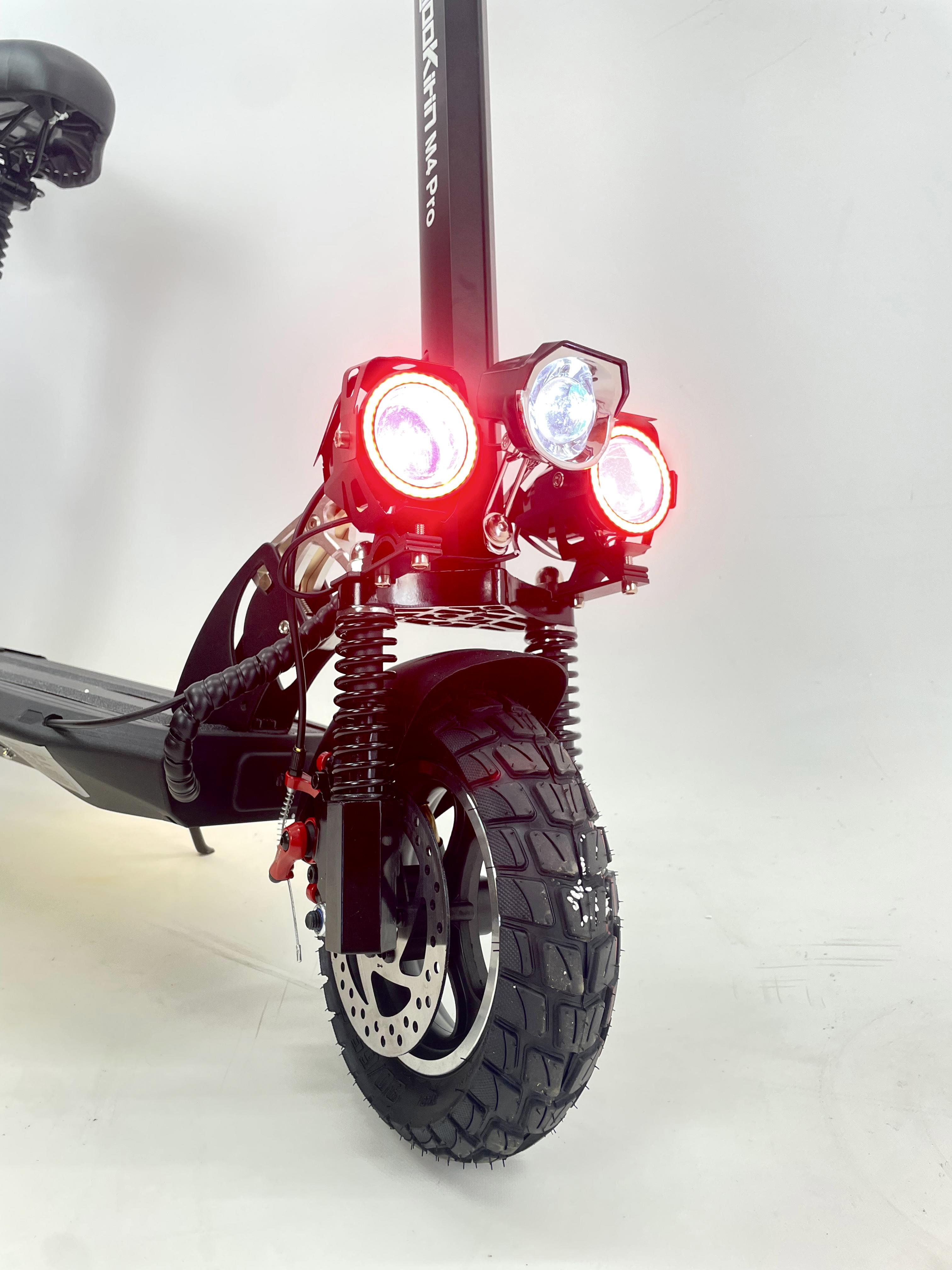 Электросамокат с сидением KugooKirin M4 PRO 1500W 48V 21Ah вольтметр и 3 фары - фото 7 Электросамокат с сидением KugooKirin M4 PRO 1500W 48V 21Ah вольтметр и 3 фары - фото 7