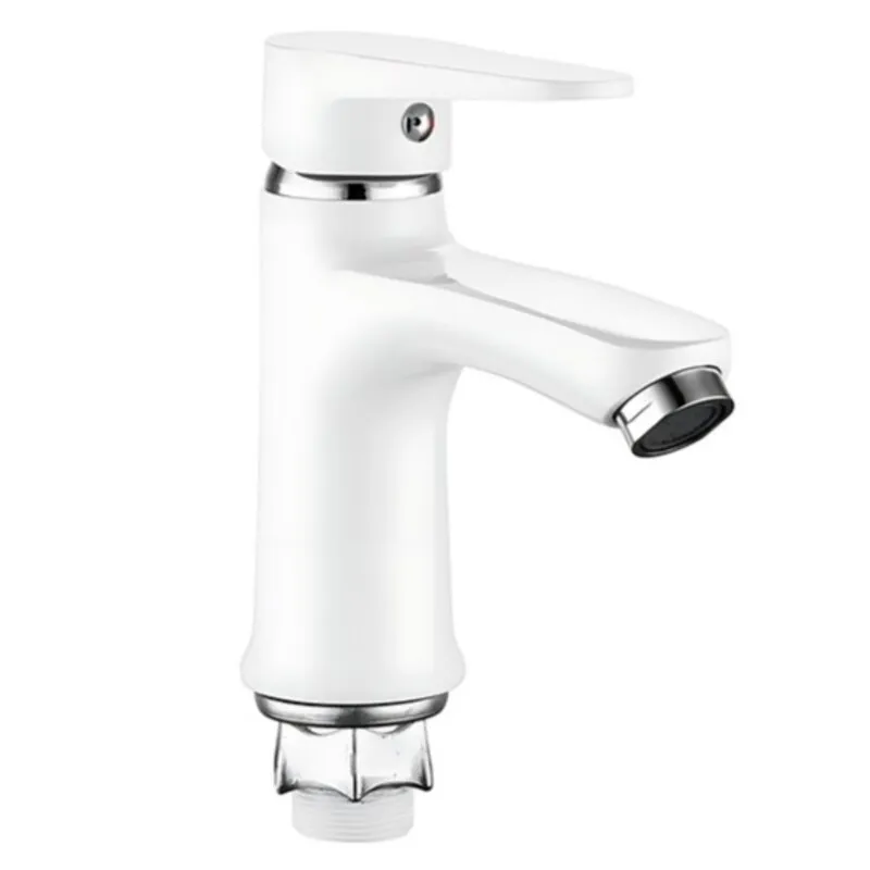 Змішувач для умивальника MIXXUS Elvis 001 Nut White без підведення (MI6583)