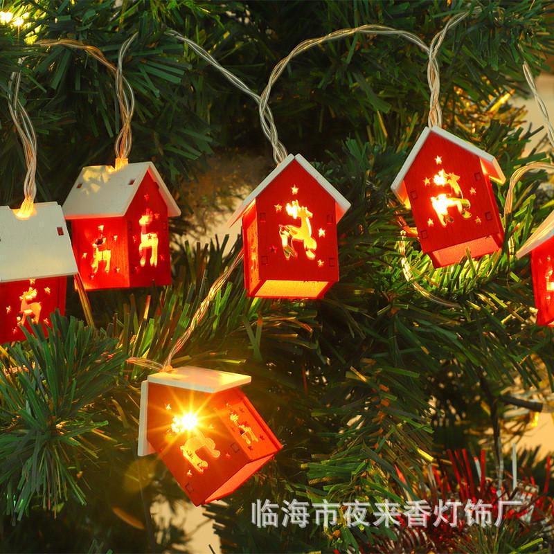 Гірлянда Будиночки Олень 2 м 10 LED ламп на батарейках Жовтий (2379401526) - фото 4 Гірлянда Будиночки Олень 2 м 10 LED ламп на батарейках Жовтий (2379401526) - фото 4