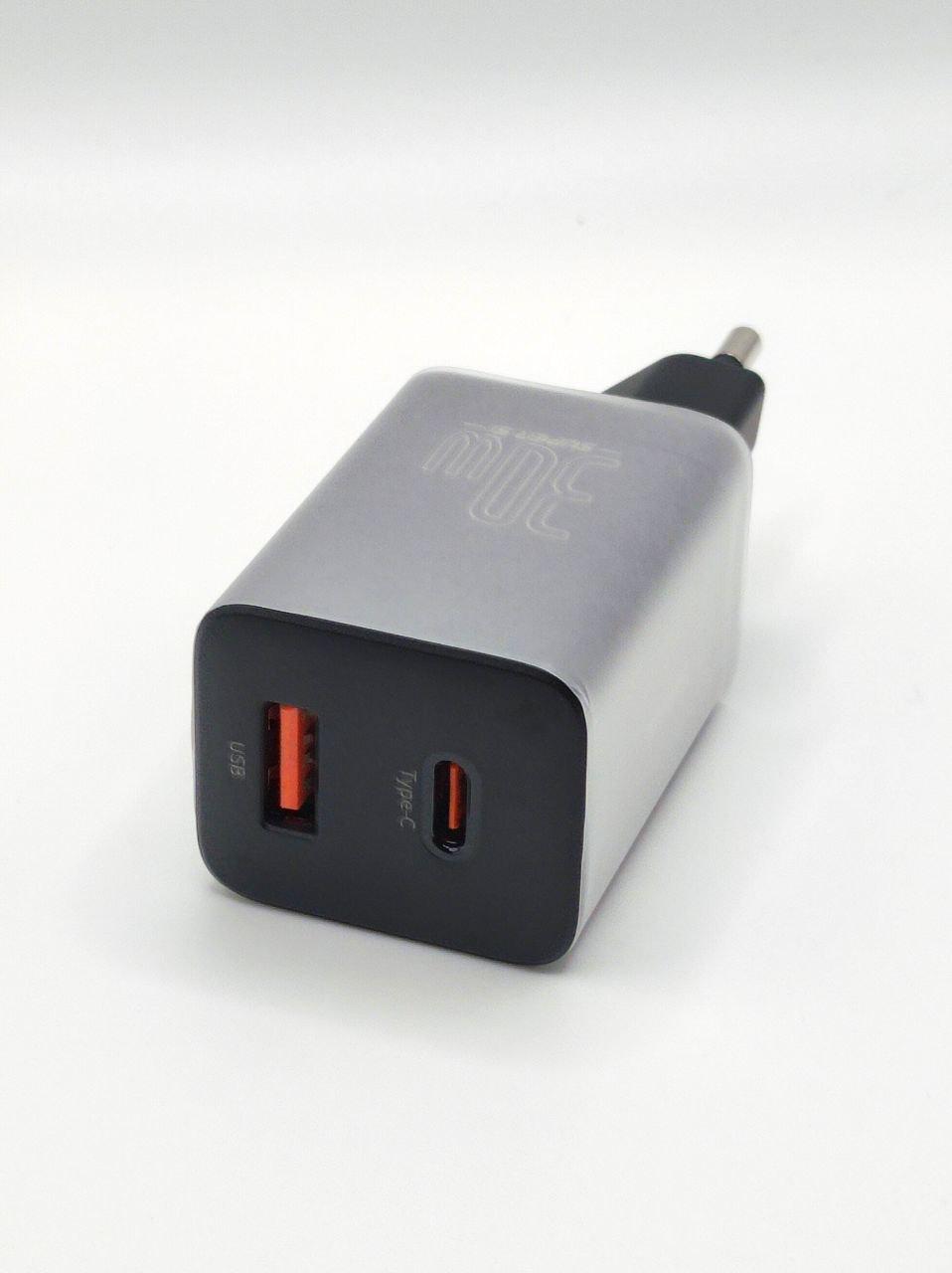 МЗП Baseus Super Si Pro Quick Charger Type-C+USB 30 W - фото 3 МЗП Baseus Super Si Pro Quick Charger Type-C+USB 30 W - фото 3