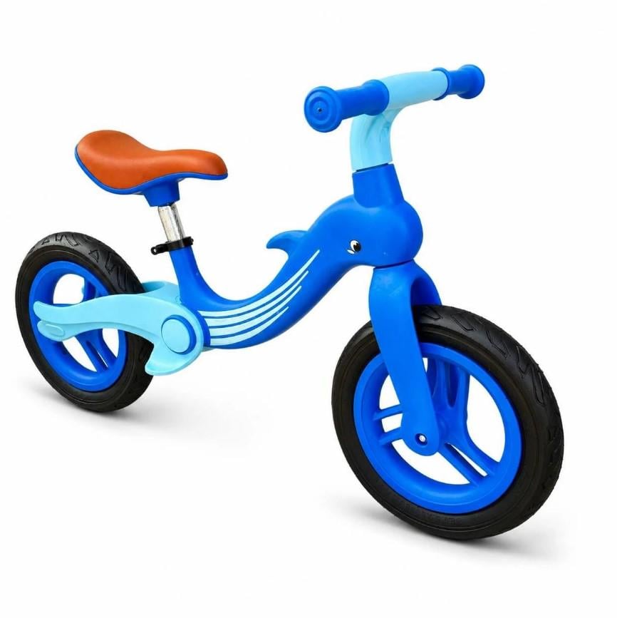 Беговел Balance Bike Dolphin Blue (M1040)