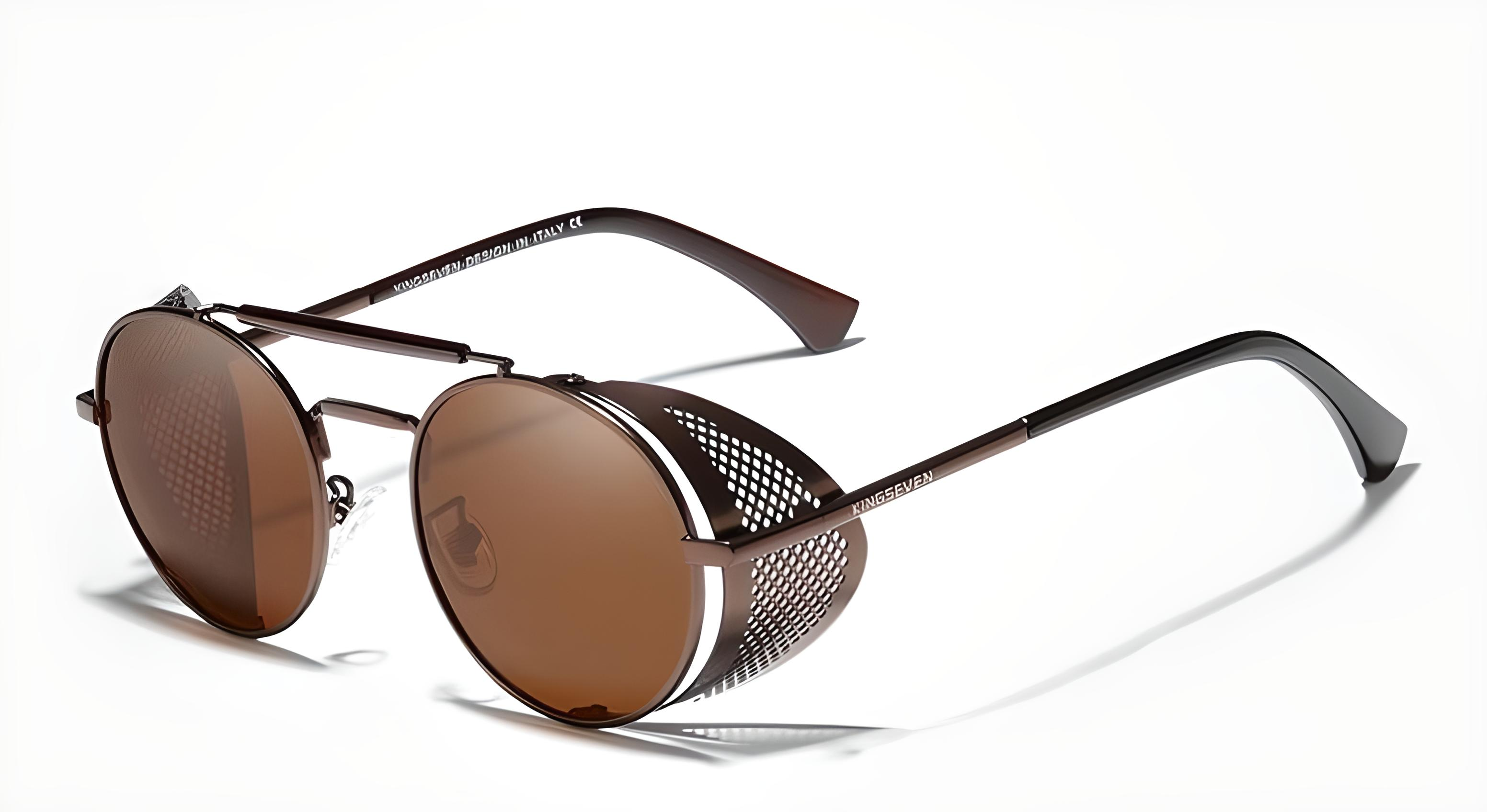 Солнцезащитные очки KINGSEVEN DESIGN N7550 Тишейды с поляризованными линзами Коричневый