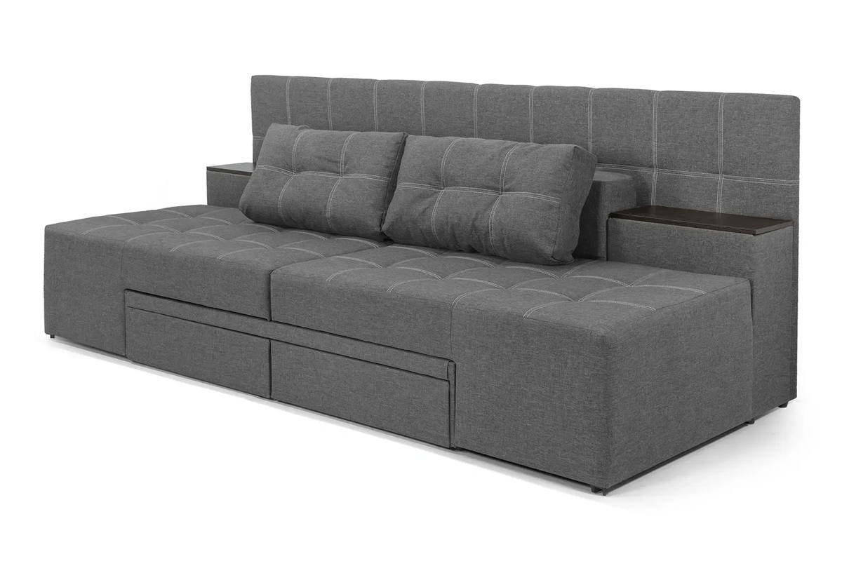 Диван трансформер Премиум 270х112 см Серый (29557867) Диван трансформер Премиум 270х112 см Серый (29557867)