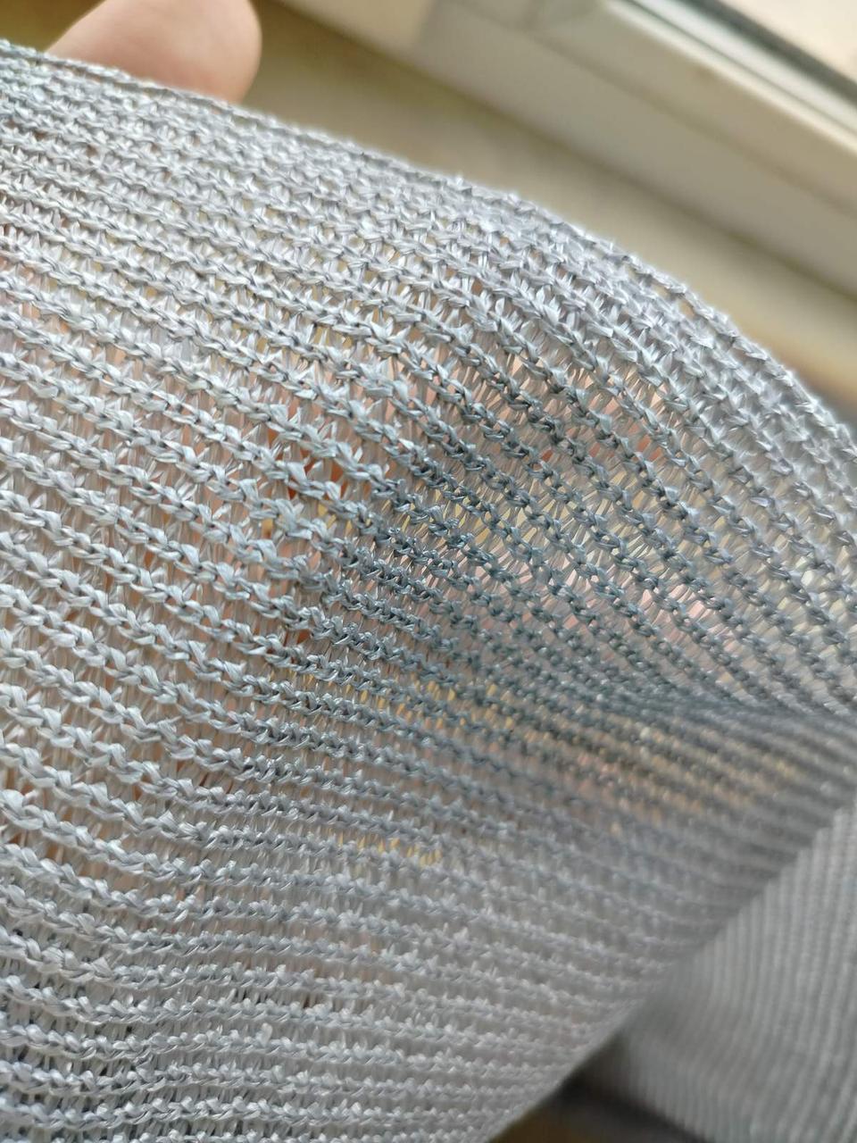 Сітка затіняюча Growtex для парканів 110 г/м2 1,5х10 м Срібло