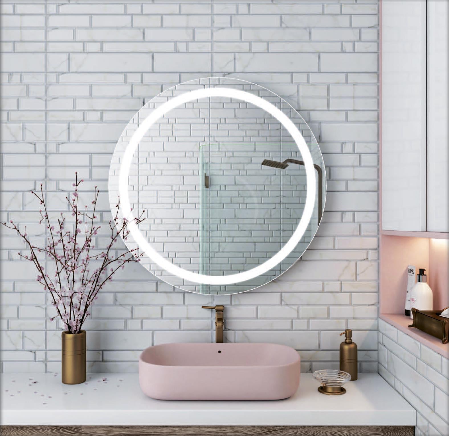 Зеркало Led DecorLed Monaco с подсветкой в ​​ванную комнату 700x700 (ZSL-023)