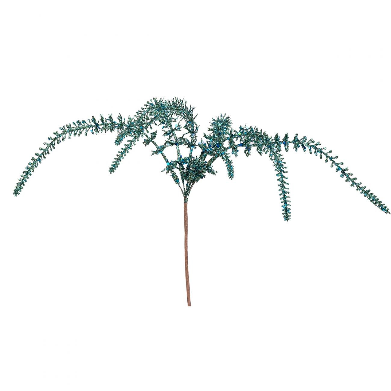 Ветка декоративная Yes! Fun 31 см глиттер Бирюзовый (0973886)