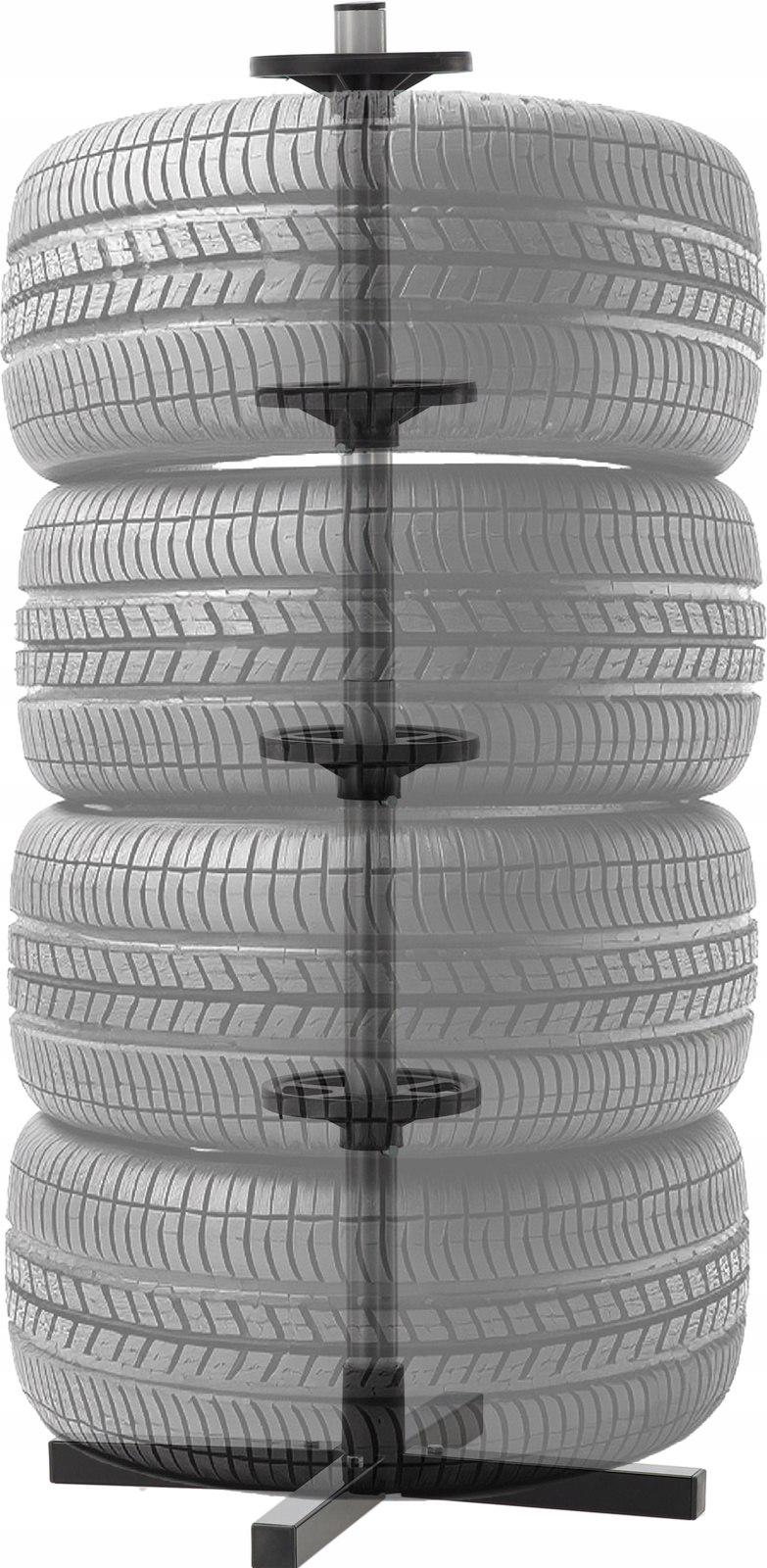 Стойка для хранения шин Garden Line на 4 колеса металлическая 100 кг - фото 5 Стойка для хранения шин Garden Line на 4 колеса металлическая 100 кг - фото 5