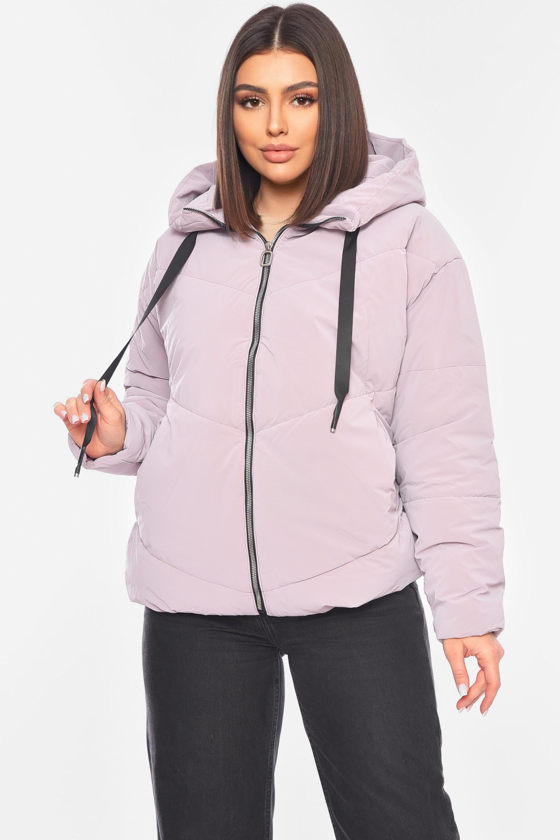 Куртка женская демисезонная р. 40/42 Сиреневый (198092)