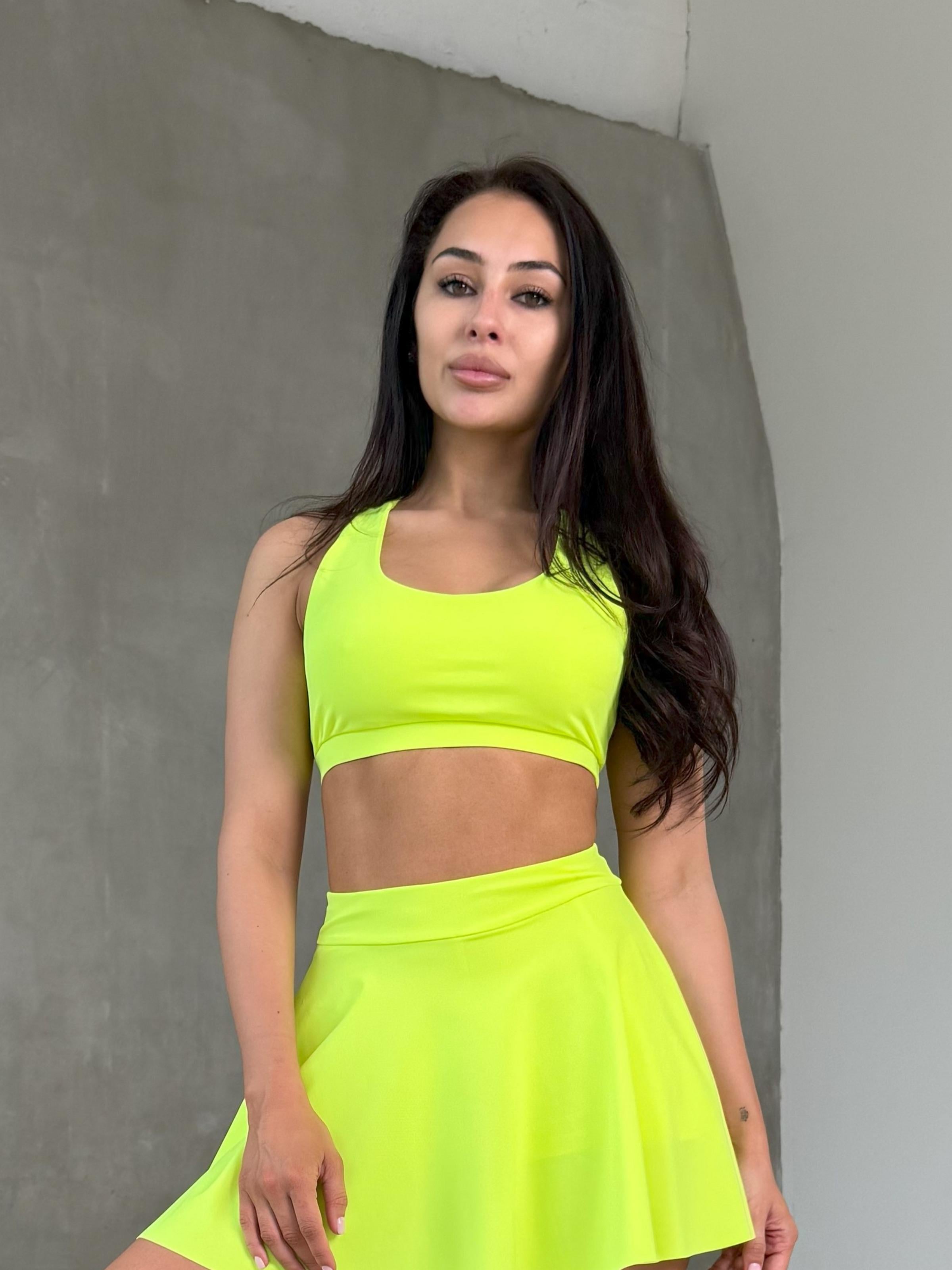 Топ женский Nova Vega спортивный S Лимонный (3070-00331)