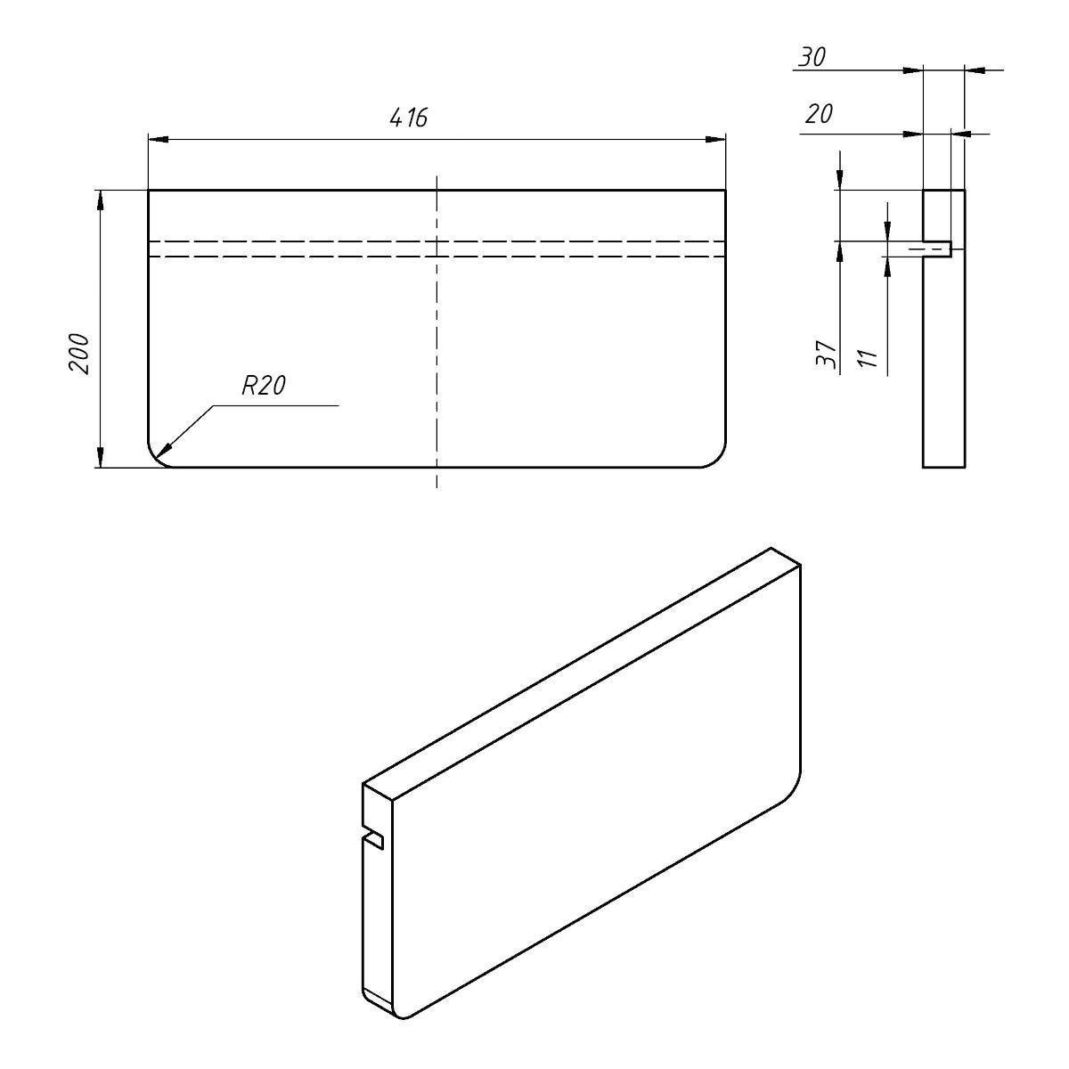 Полочка для полотенцесушителя Авангард и Largo Карамельный дуб (2134805651) - фото 5 Полочка для полотенцесушителя Авангард и Largo Карамельный дуб (2134805651) - фото 5