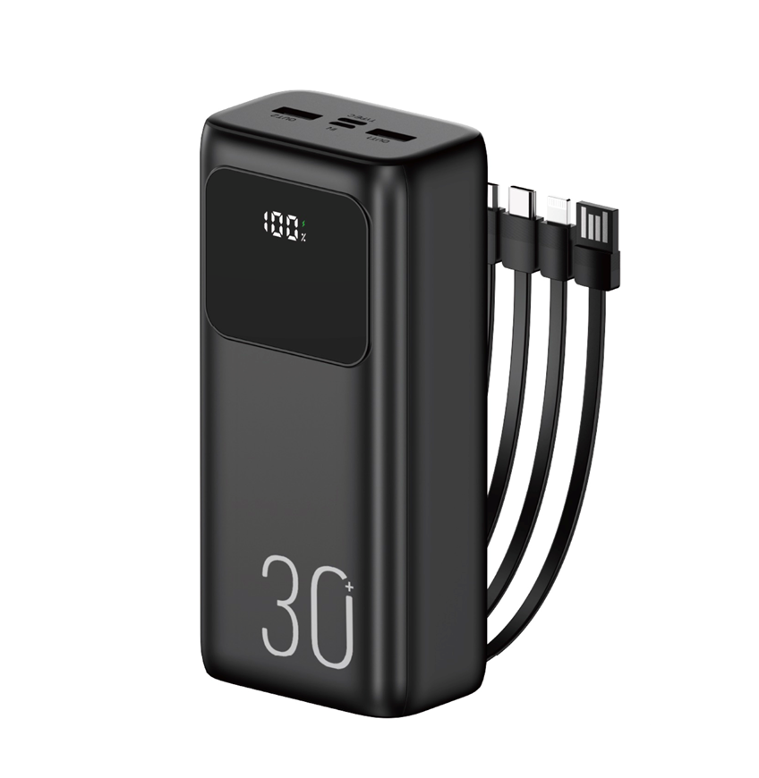 Зовнішній акумулятор WUW Y31 30000 mAh Чорний