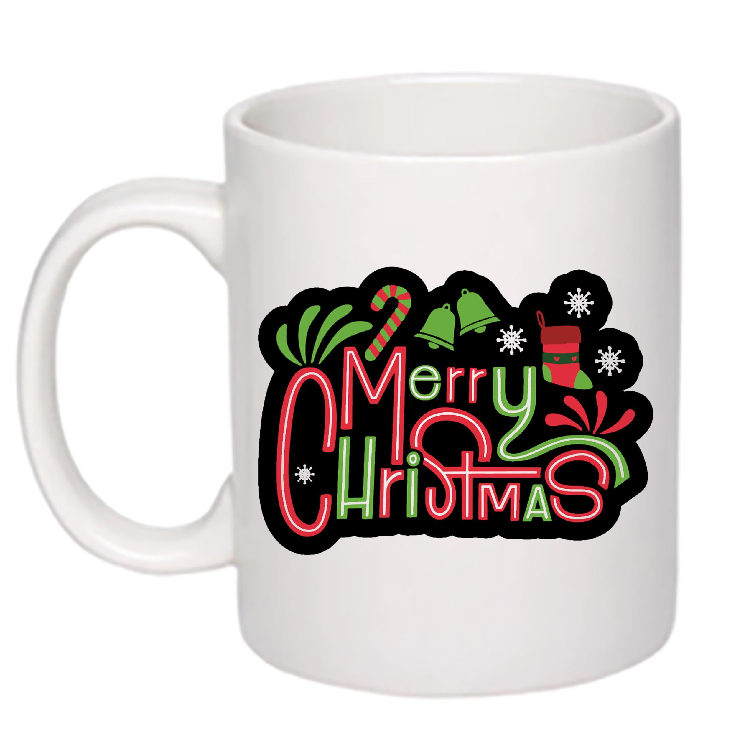 Чашка с печатью Marry Christmas 330 мл Белый (21110)