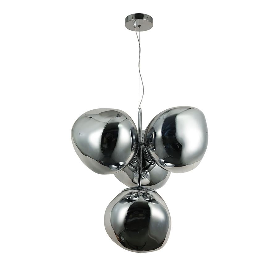 Люстра подвесная 793CH01-4 CH 280 E27 с 4 необычными плафонами Хром - фото 1 Люстра подвесная 793CH01-4 CH 280 E27 с 4 необычными плафонами Хром - фото 1