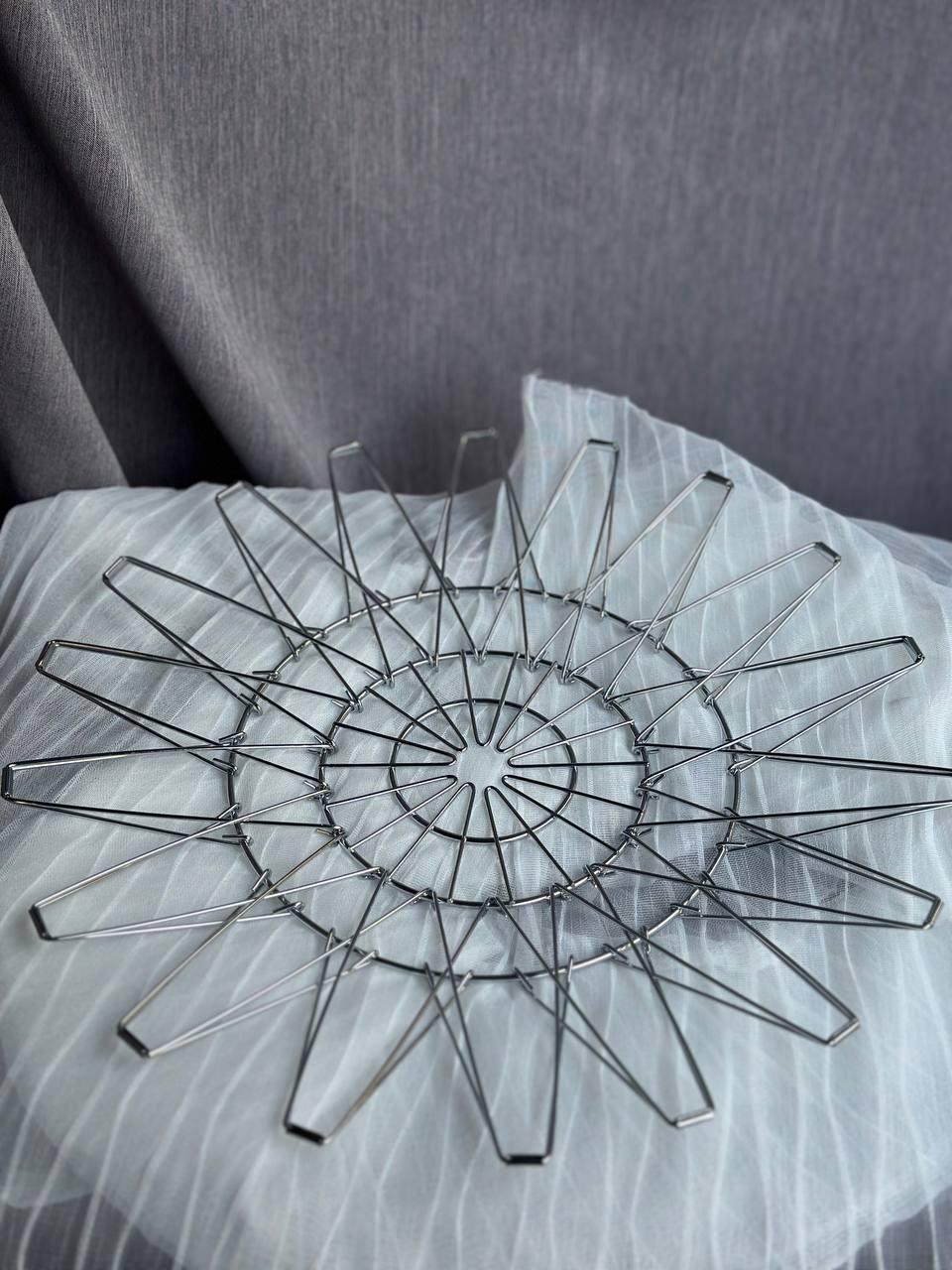 Фруктівниця-трансформер металева 36х5х10 см Срібний - фото 7 Фруктівниця-трансформер металева 36х5х10 см Срібний - фото 7