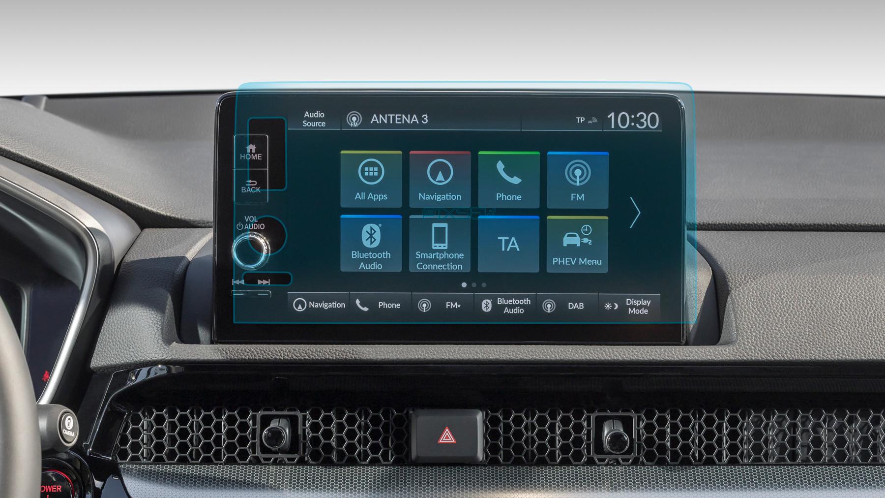 Стекло защитное Pixsel гибридный глянец на монитор Honda CR V 11“ 2022