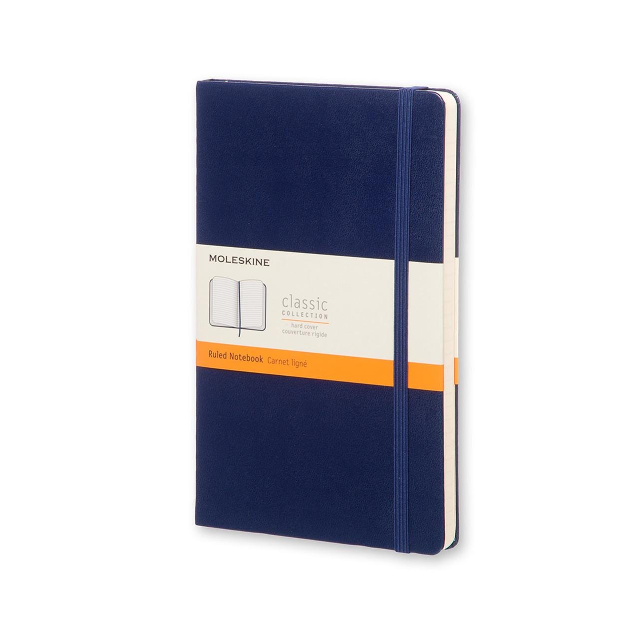 Блокнот Moleskine Classic средний 240 страниц в линейку 13х21 см Темно-синий