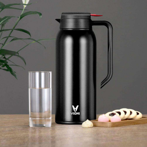 Термос-кофейник Viomi Stainless Vacuum Cup 1500мл Black - фото 2