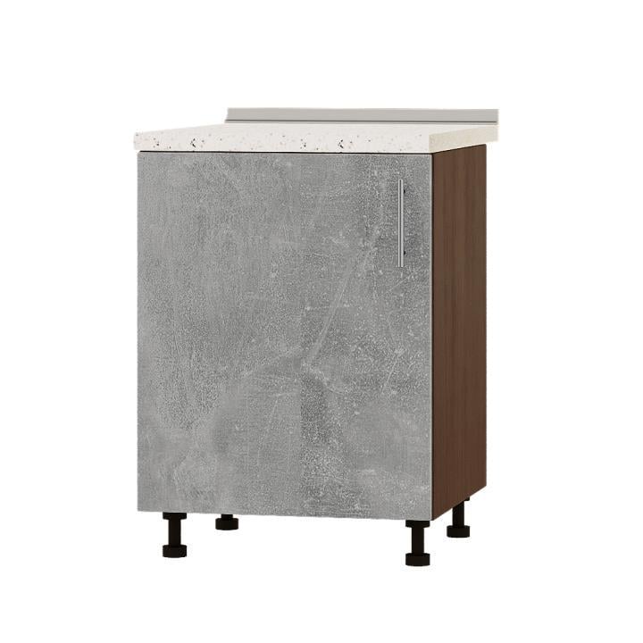 Модуль кухонный нижний Эверест Оптима Н83-600 без столешницы 60х47х82 см Бетон (DTM-3789)