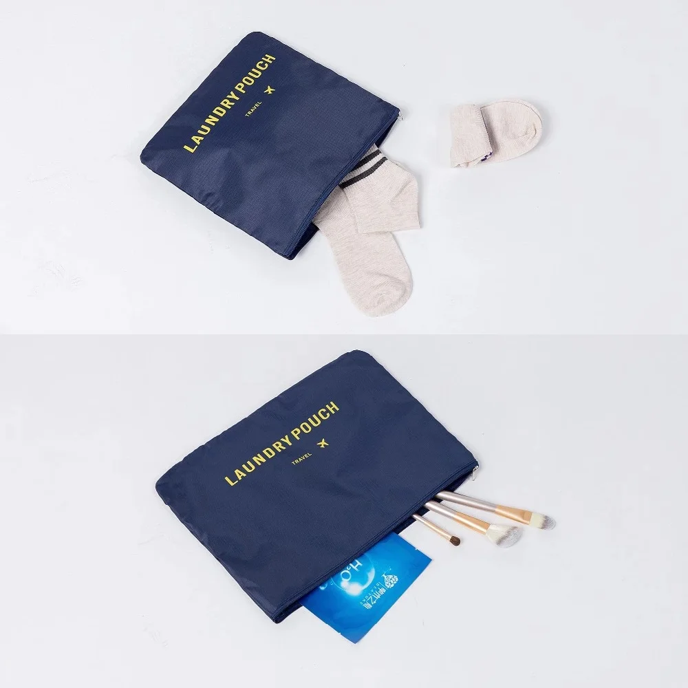 Набір органайзерів дорожніх для одягу 6 шт. Синій (29433522) - фото 2 Набір органайзерів дорожніх для одягу 6 шт. Синій (29433522) - фото 2