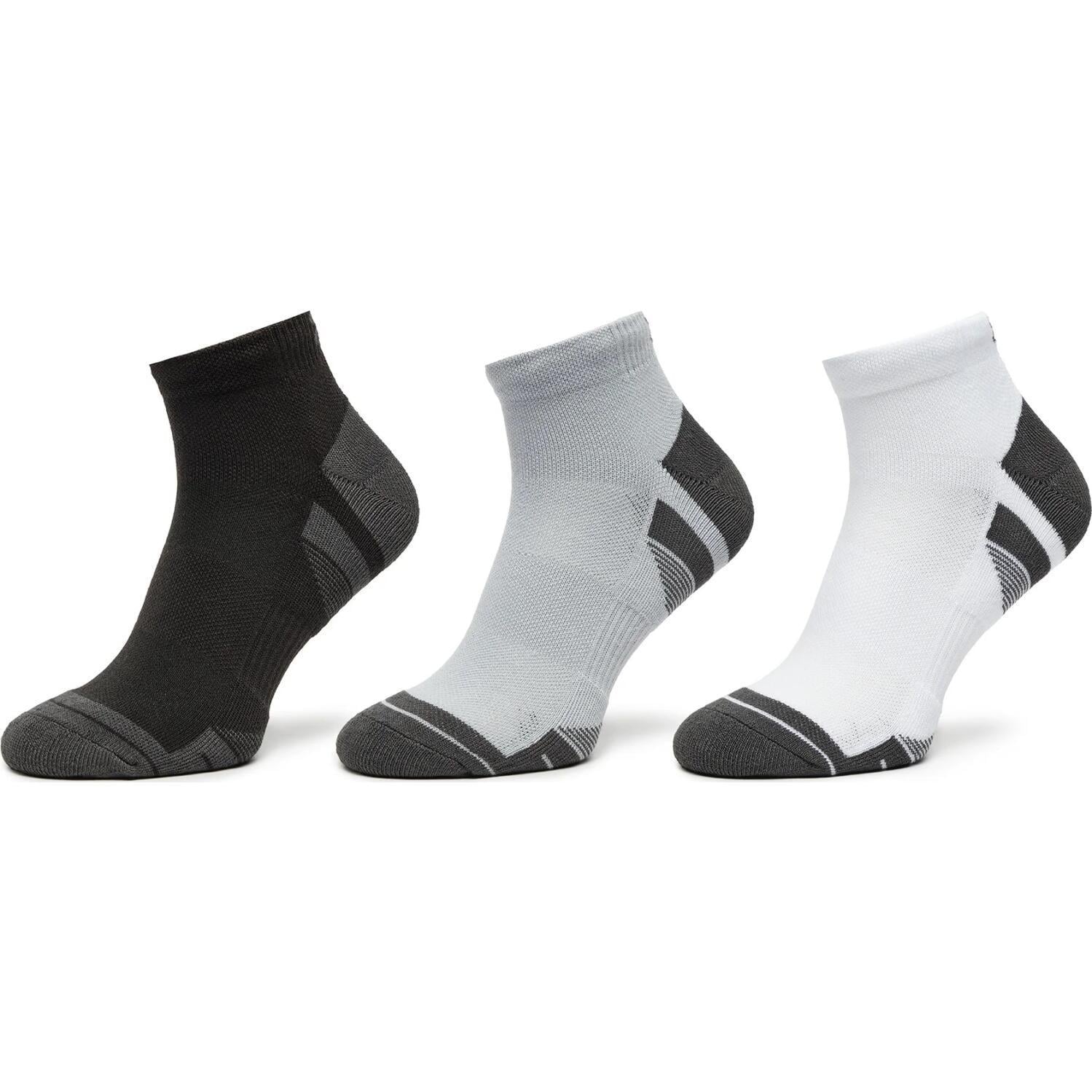 Шкарпетки Under Armour PERFORMANCE TECH 3PK LOW 1379504-011 3 пари L Біло-сіро-чорний (42605-353)