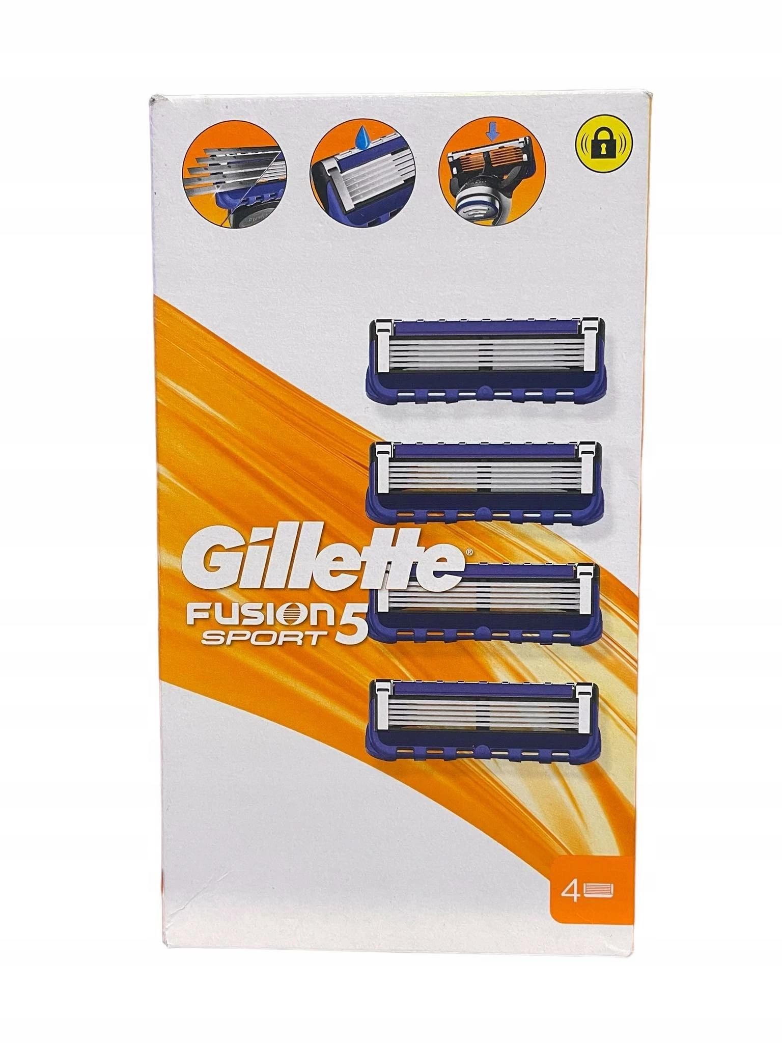 Картриджі змінні для гоління Gillette Fusion5 Sport 4 шт.