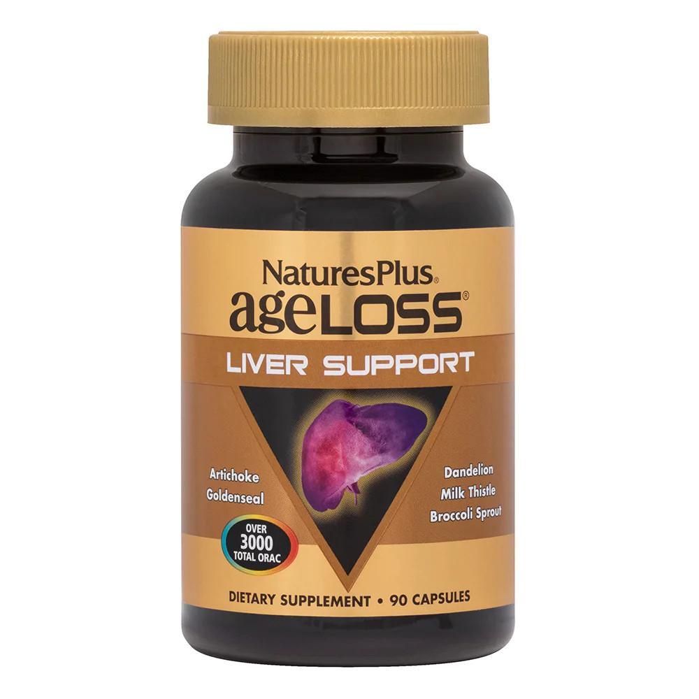 Натуральна добавка Natures Plus AgeLoss Liver Support 90 капс. (9745)