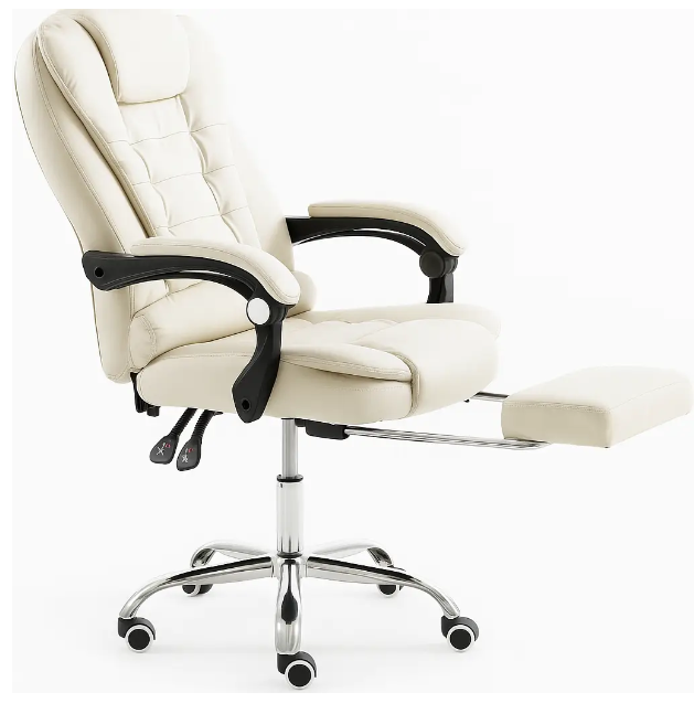 Кресло офисное Diego D2 Молочный - фото 1