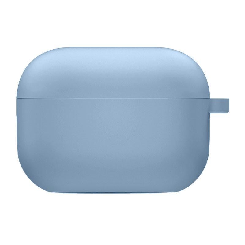 Футляр силіконовий Epik для навушників Airpods Pro з мікрофіброю Блакитний/Lilac Blue (00000039443_20)