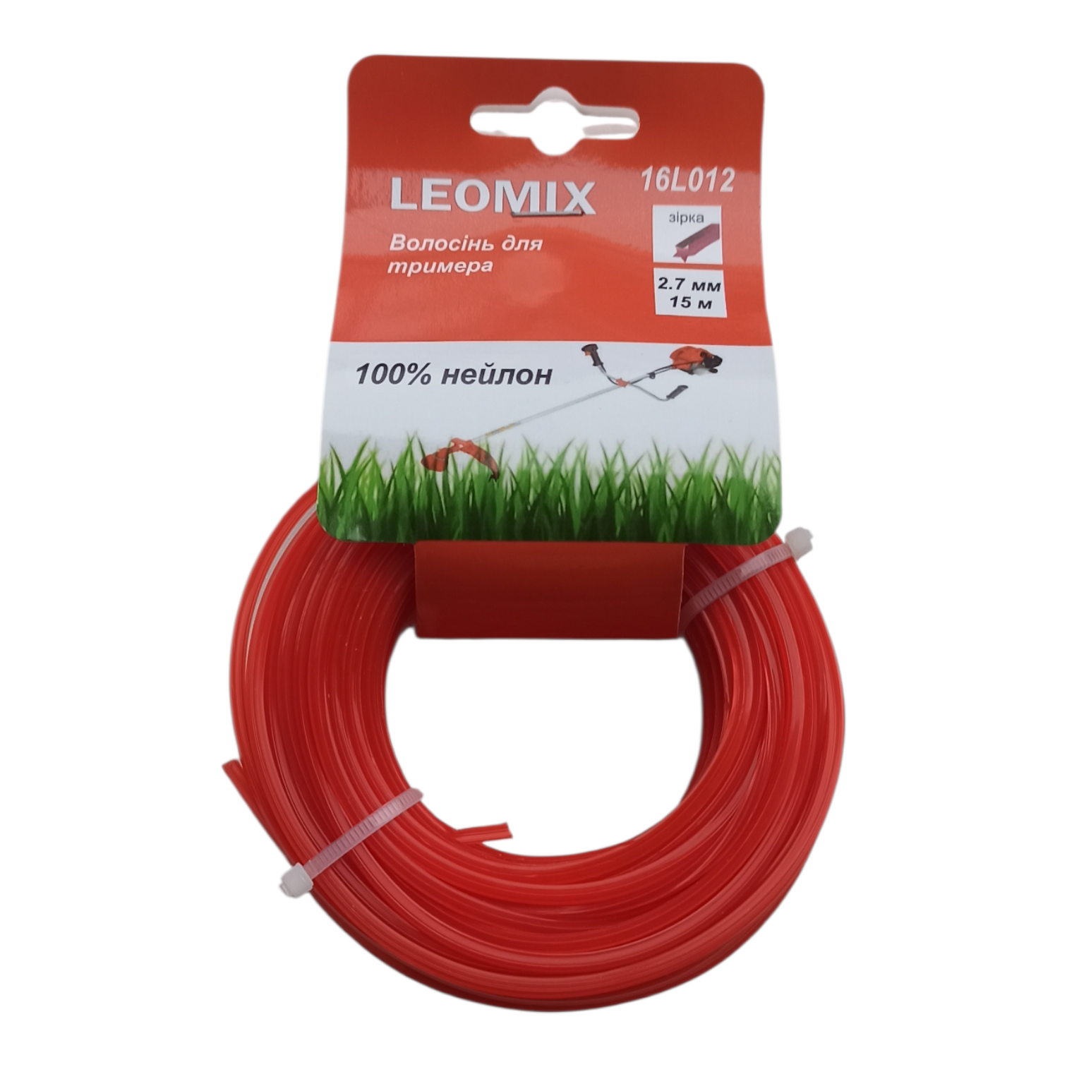 Жилка для триммера звезда 2,7 мм 15 м (1775)