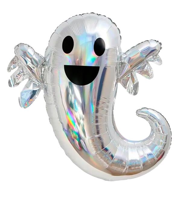 Воздушный шар Призрак Серебряный 91х87 см (29679182)