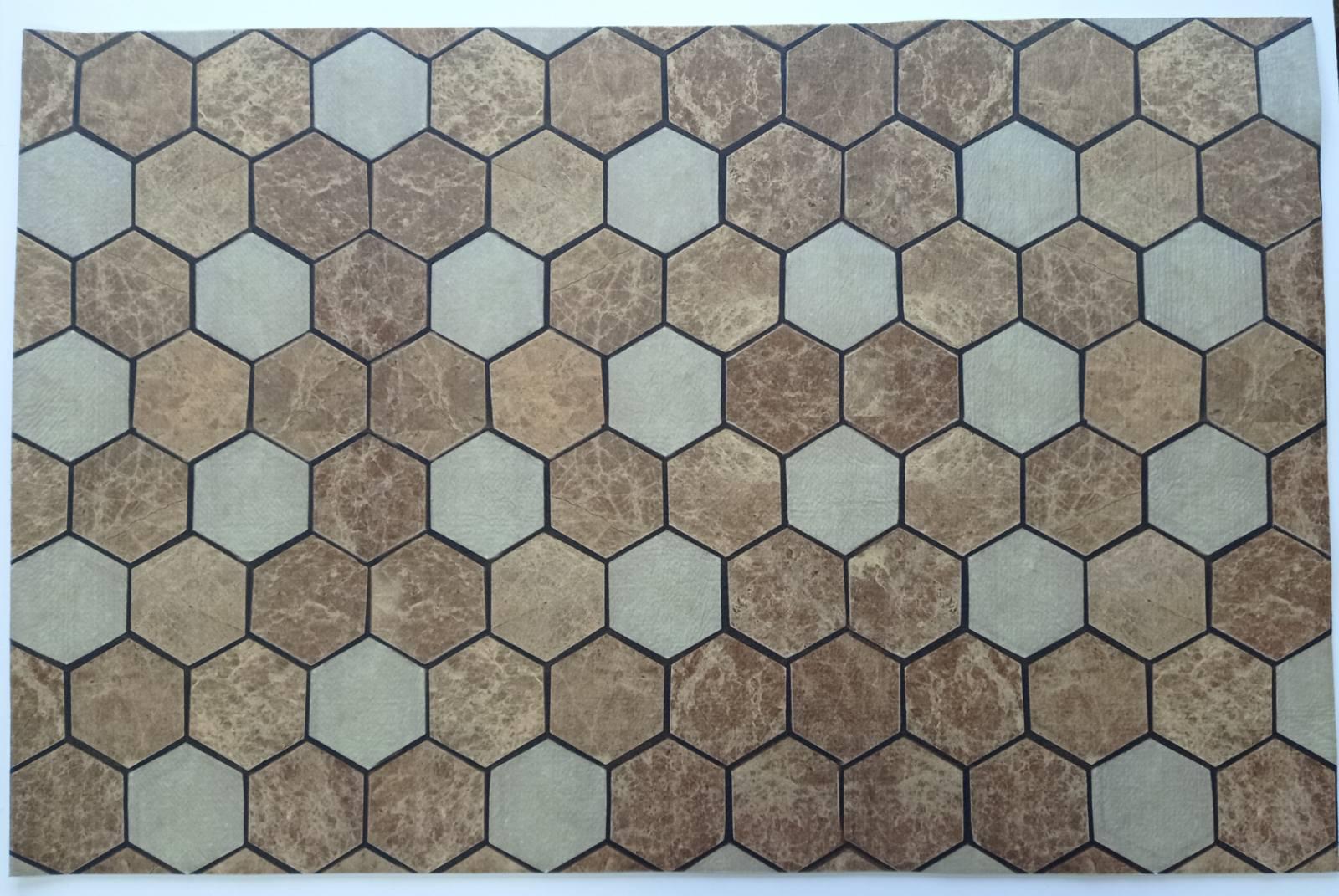 Килим придверний Скандинавська сота 78х120 см