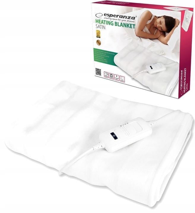 Электропростынь с подогревом Esperanza EHB002 SATIN 60 Вт 3 уровня 150x80 см - фото 3