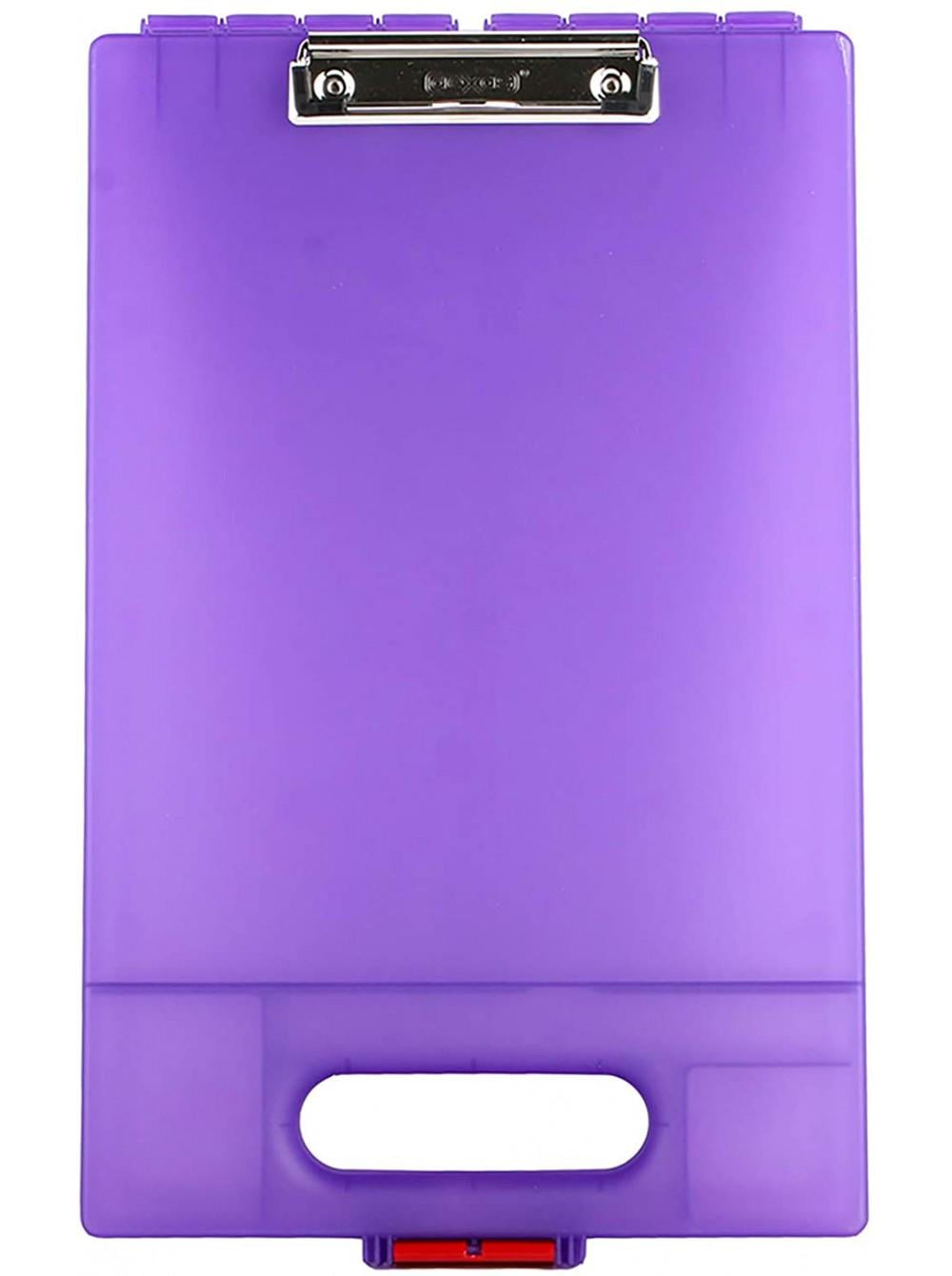 Папка-планшет Dexas Клипкейс-1 с клипсой А4 Фиолетовый