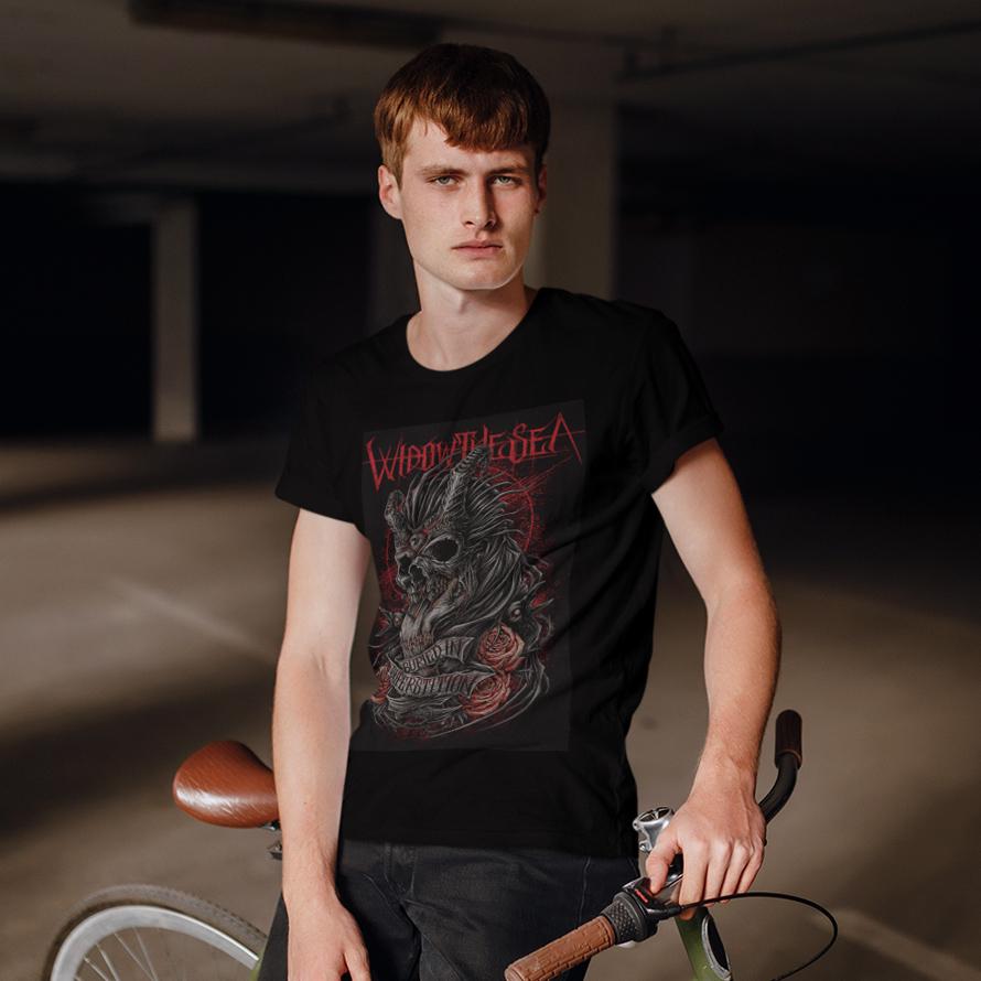 Футболка унісекс Widow The Sea Buried In Superstition 4XL Чорний (00000009280)