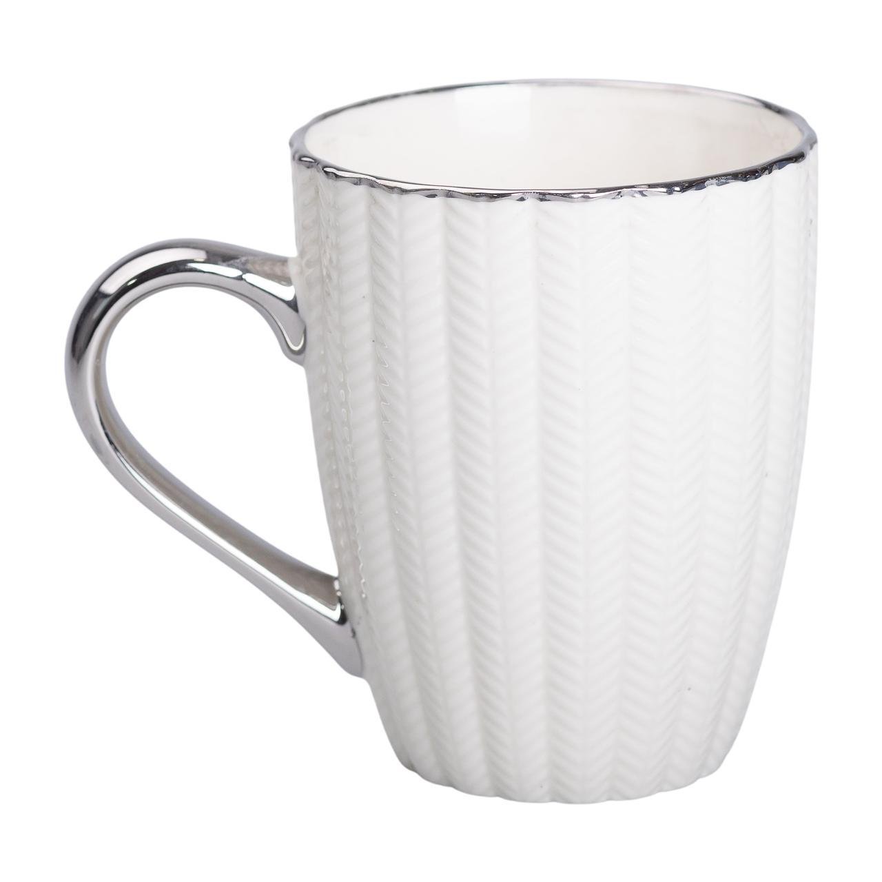 Чашка керамическая 400 мл Бежевый (RX-N231315BE)