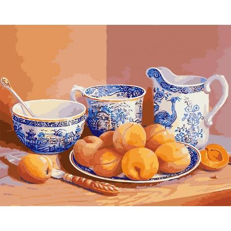 Картина по номерам Идейка Натюрморты Ароматное лакомство 40х50 см в термопакете (КНО5512-mt)