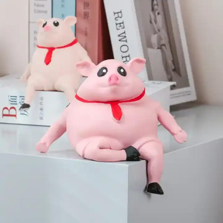 Игрушка-антистресс сквиш Pig 50 см Pink (784779949) - фото 5