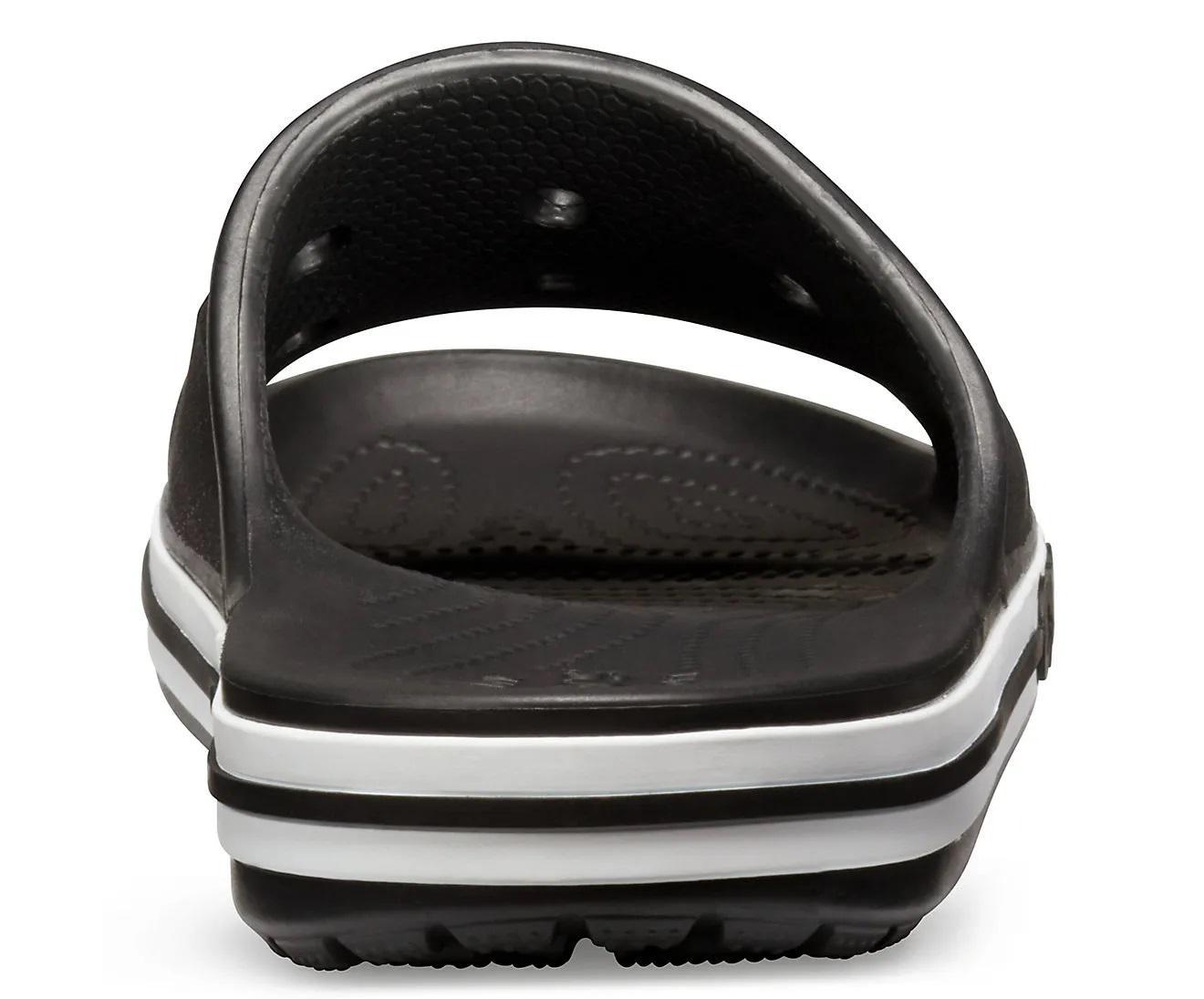 Шльопанці Crocs Bayaband Slide M8W10 р. 41/42 26 см Black/White (2053924) - фото 6