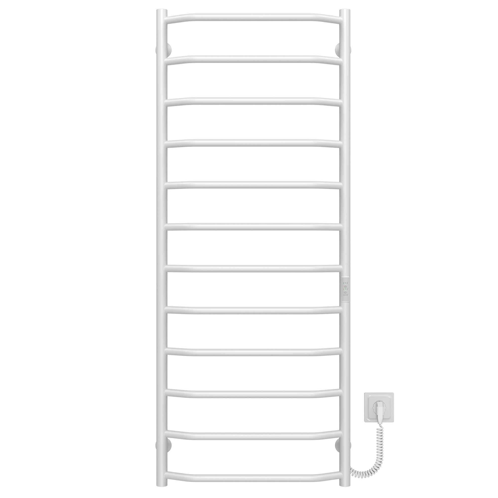 Полотенцесушитель электрический Deffi Трапеция П12 WD03 правое подключение нержавеющая сталь 500x1300 мм Белый (C.TR.130.50.12.EWR3)